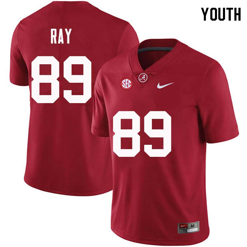 Youth #89 LaBryan Ray Alabama Crimson Tide College Football Jerseys Sale-Crimson